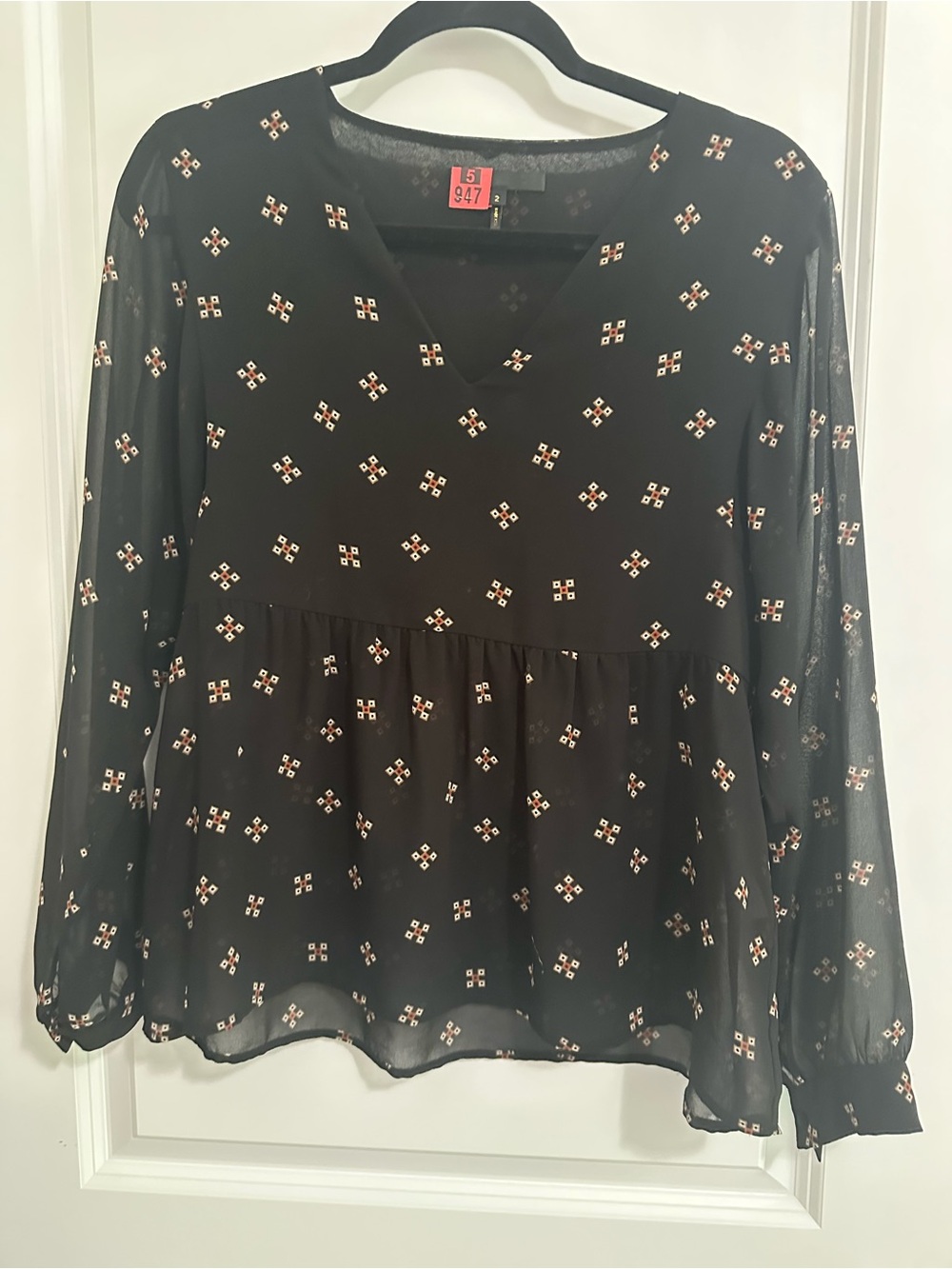 MAJE Peplum Blouse